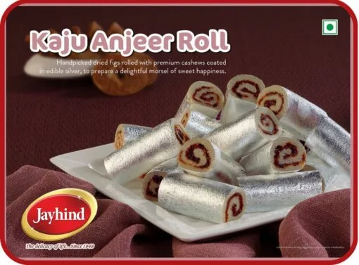 Kaju Anjeer Roll - Jayhind Sweets - Best Sweet Shop In Ahmedabad Gujarat India