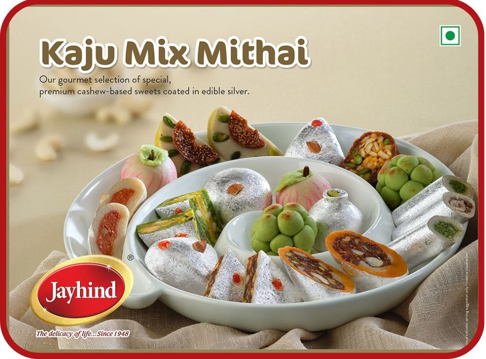 Kaju Mix Mithai - Jayhind Sweets - Best Sweet Shop In Ahmedabad Gujarat India