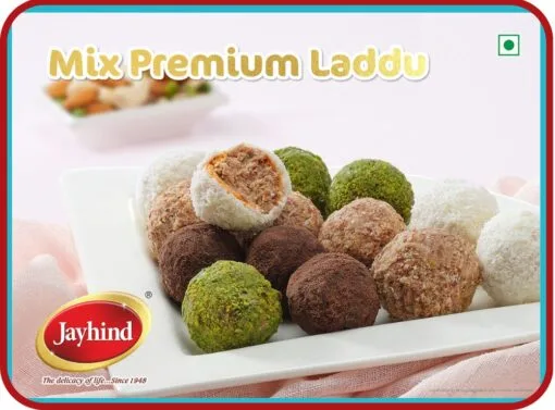 Mix Premium Laddu - Jayhind Sweets - Best Sweet Shop In Ahmedabad Gujarat India